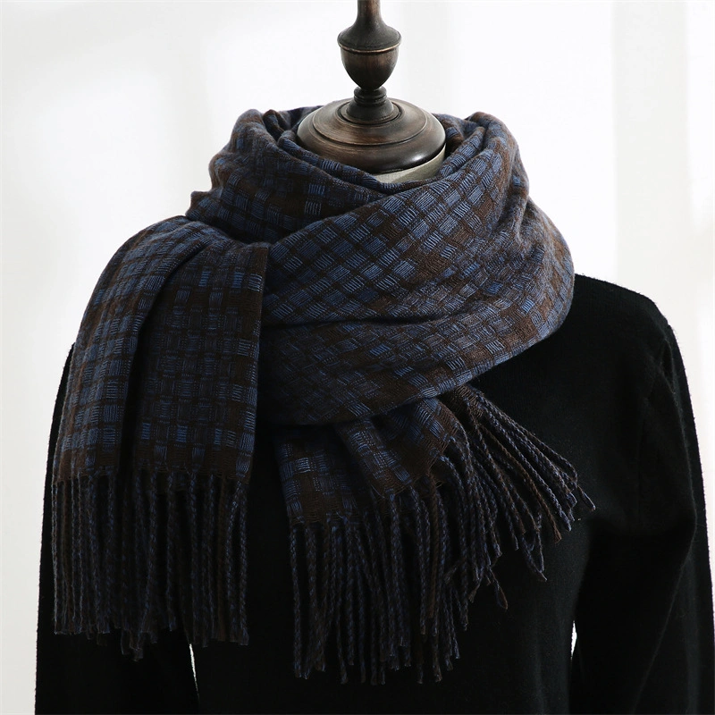 Cachecol de inverno com estampado em caxemira japonês Lady Scarf