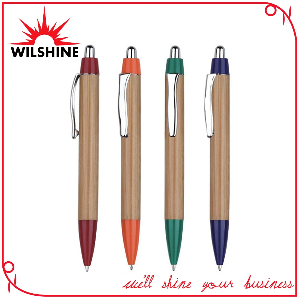 Good Quality Eco Friendly Bamboo Barrel Ballpoint Pen for Promotion (EP0473)