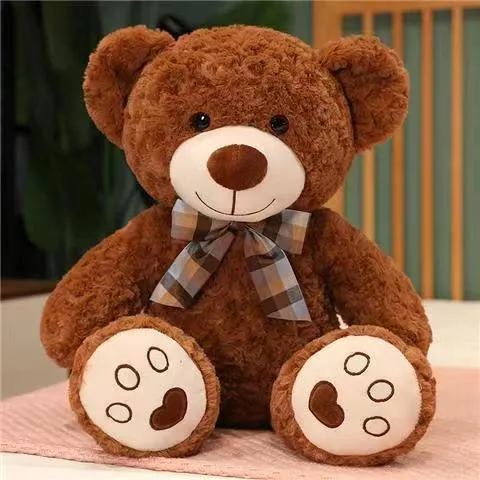 Peluche de oso de peluche muñeca de oso de peluche muñeca de sueño almohada Niño regalo muñeca osito de abrazo