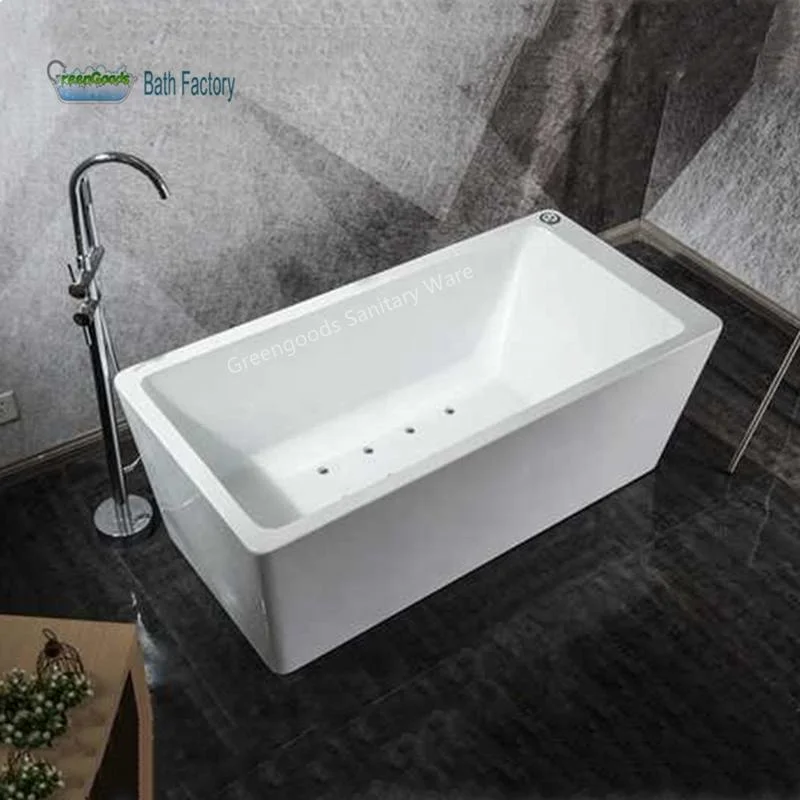 Ce salle de bains intérieure unique sur pied douche grande baignoire Deluxe Jet Baignoires avec bain bouillonnant pour deux