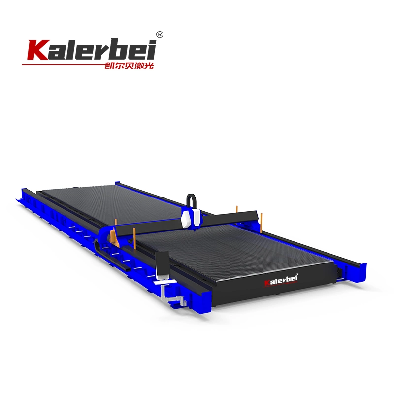 12kw 12030 Large Working Area Ground Rail Fiber Laser Cutting Machine for 40mm Mild Steel Plate Cutting with Low Price