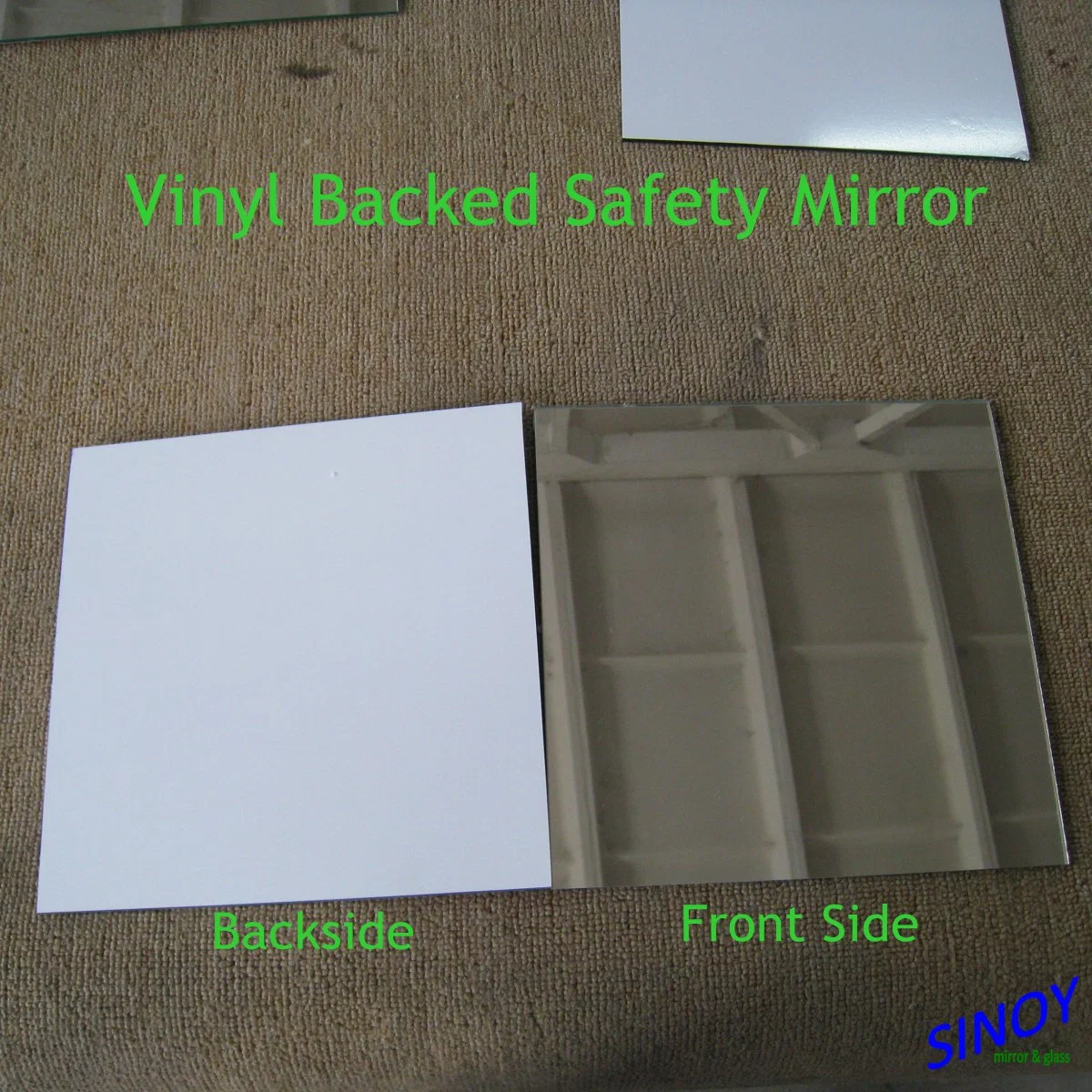 Sinoy Vinyl Backing Safety Mirror with Cat I or Cat II Film