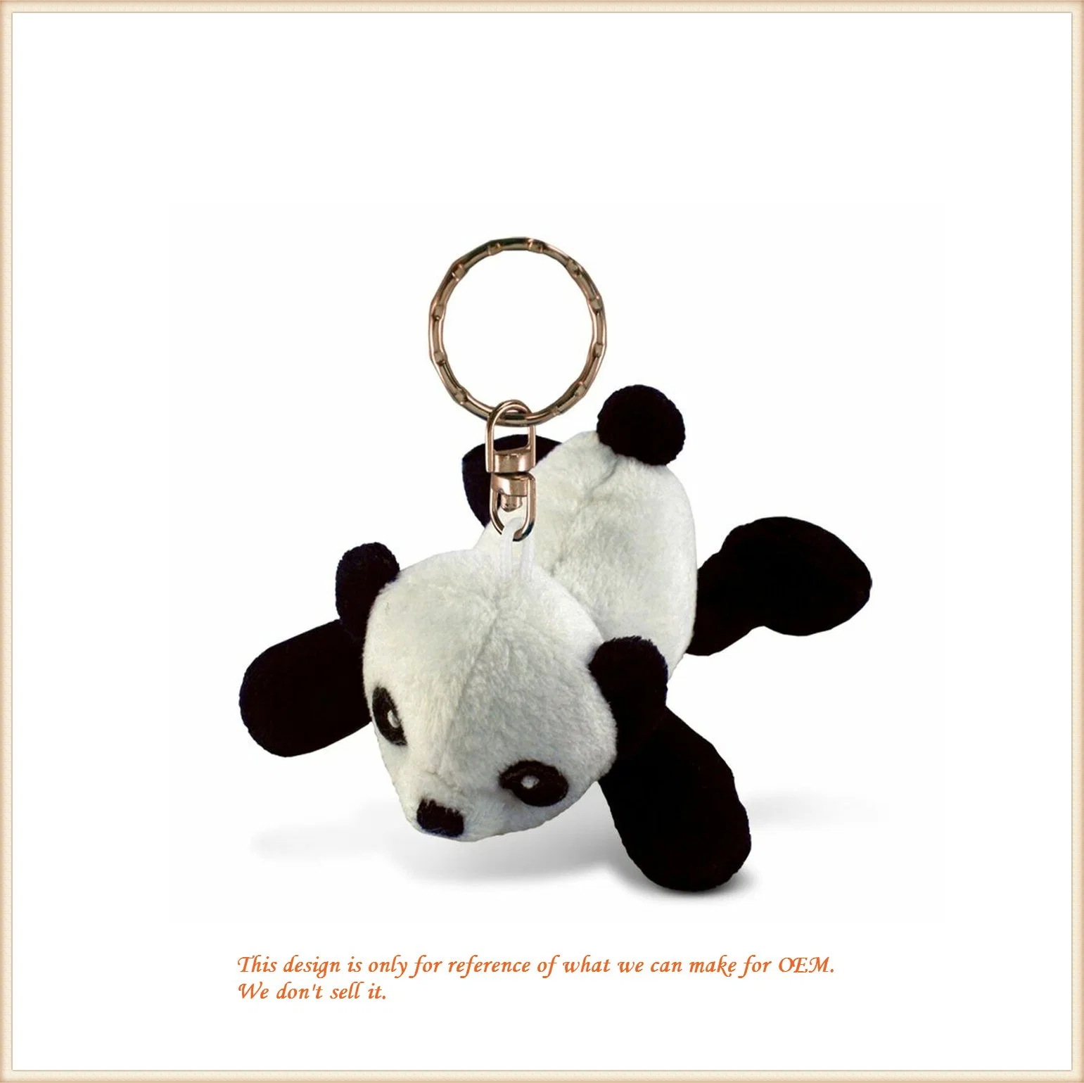 Custom Made Plush Panda Keychain Soft Tarepanda Toys