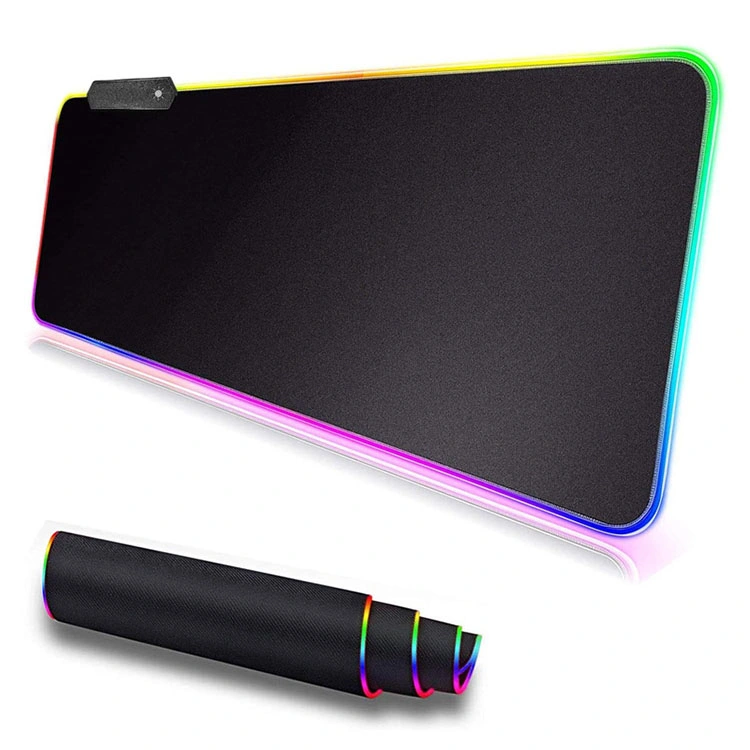 Comercio al por mayor Venta caliente regalo de promoción de 800*300mm LED impermeable Mousepad accesorios informáticos Soft RGB alfombrilla de ratón Gaming Mouse Pad