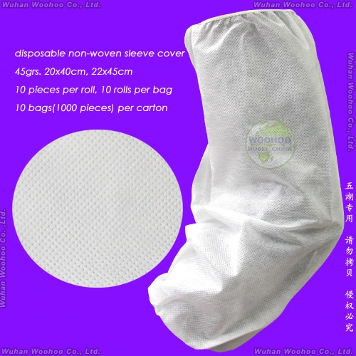 Waterproof Protective Medical/Surgical/CPE/SMS/PP/Nonwoven/Plastic Disposable PE Oversleeves for Household Cleaning/Clean-Room/Food Processing/Industry/Service