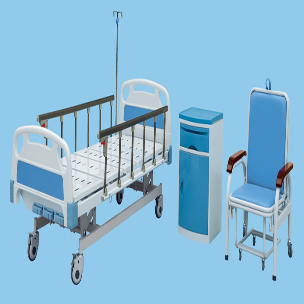 Manul multifunción de tipo médico plegable cama de hospital (TN-839)