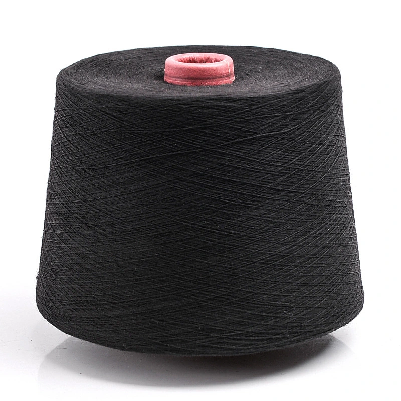 Material reciclado 100% de raiom de viscose Vortex Girando Fios Barrygray 30S/1 19# para tricotar