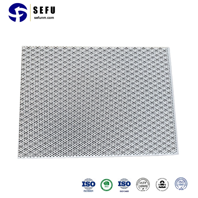 Honeycomb Ceramic Factory Infrared Porous Heating Sheet Plate for Burner Gas Boiler