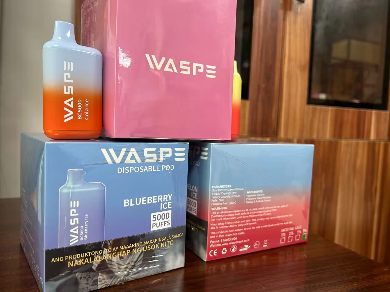 2023 Einweg-Elf Großhandel I Vape Bang König Miou Waspe 5000 Puffs Bar