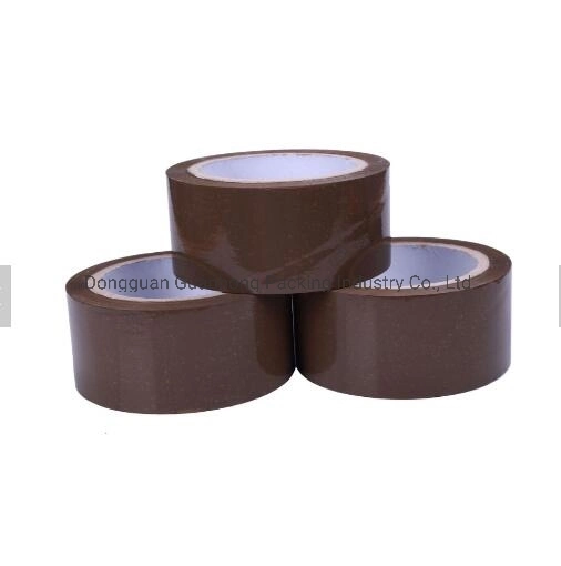 Chocolate Brown Clear White Tan Wholesale/Supplier Industrial China Cheap Self-Adhesive Carton Sealing BOPP OPP Packing Tape