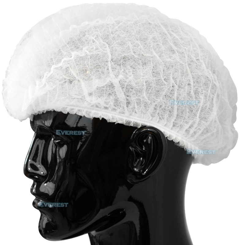 Descartáveis cirúrgica Bouffant Hairnet tampa das válvulas