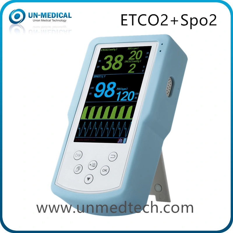 Handheld Etco2 Monitor for Veterinary Use with Chargeable Battery