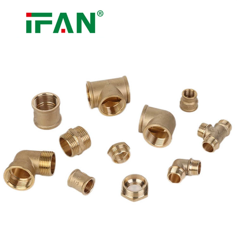 Ifan High Pressure Yellow Brass 02 Type Brass Pipe Fitting