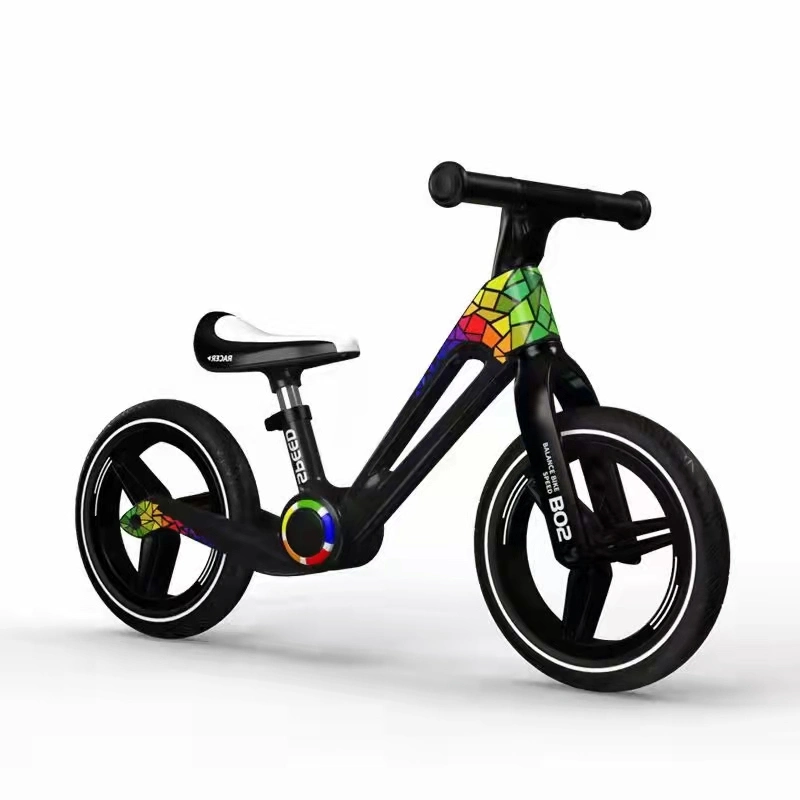 La moda de 12 pulgadas de plástico plegables de inserción de los Niños Los Niños Bicicletas equilibrio equilibrio Diapositiva Mini bicicletas