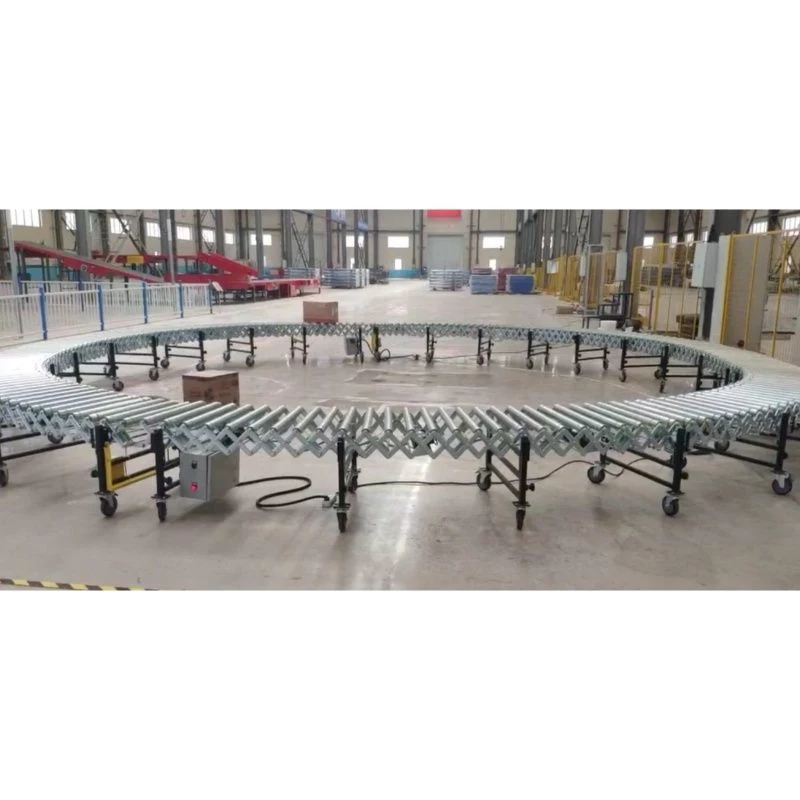 Gravity Roller Galvanized Roller Conveyor System Line