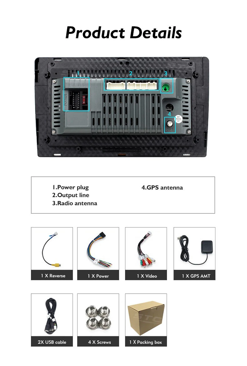 La vente des produits chauds 9/10 pouces Android vidéo audio de voiture GPS système de navigation radio stéréo audio vidéo électronique automatique