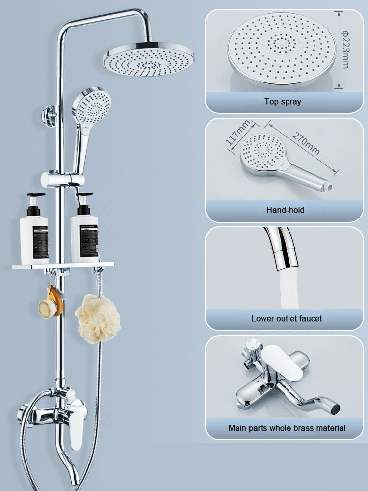 Modern Design Healthy Shower Head Shower Brushed Shower