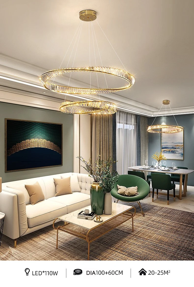 König Beleuchtung Kronleuchter Fabrik Europäische Zeitgenössische Living Hotel Decke Anhänger LED Luxus Haus Dekorieren moderne Indoor Kristall Kronleuchter Beleuchtung