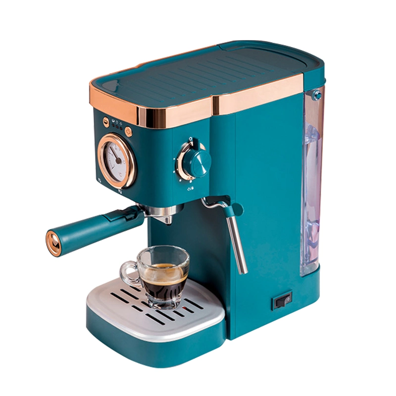 Retro Design 20bar High Pressure Extraction Semi Automatic Coffee Maker Machine