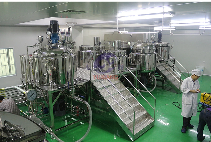 Yuxiang Vacuum Mixer Equipment Cosmetics Cream Lotion Mayonnaise Making Machine