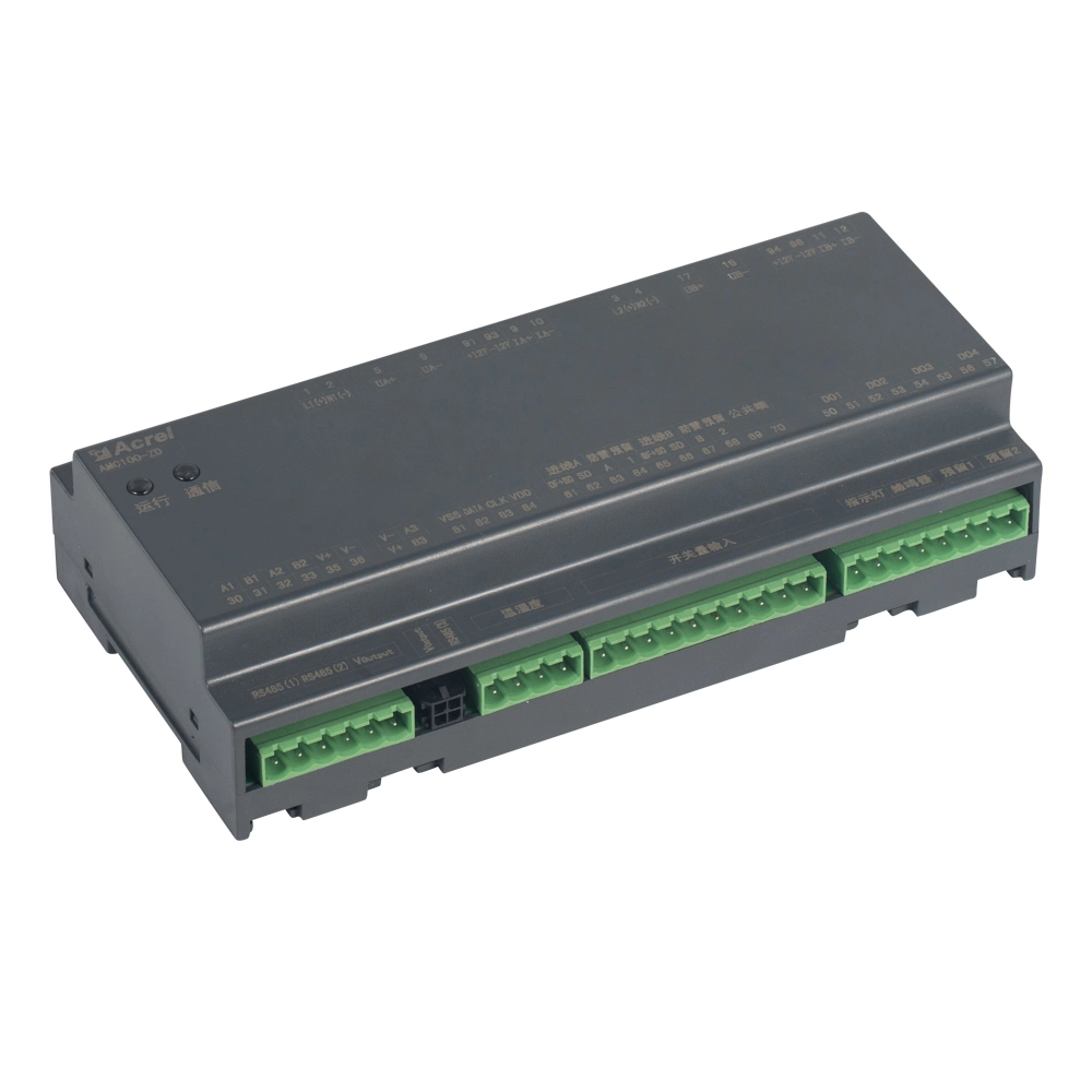 Acrel Amc100-Zd Data Center IDC Main Channels DC Switch Control Temperature Leakage Power Monitor Meter RS485 Modbus-RTU