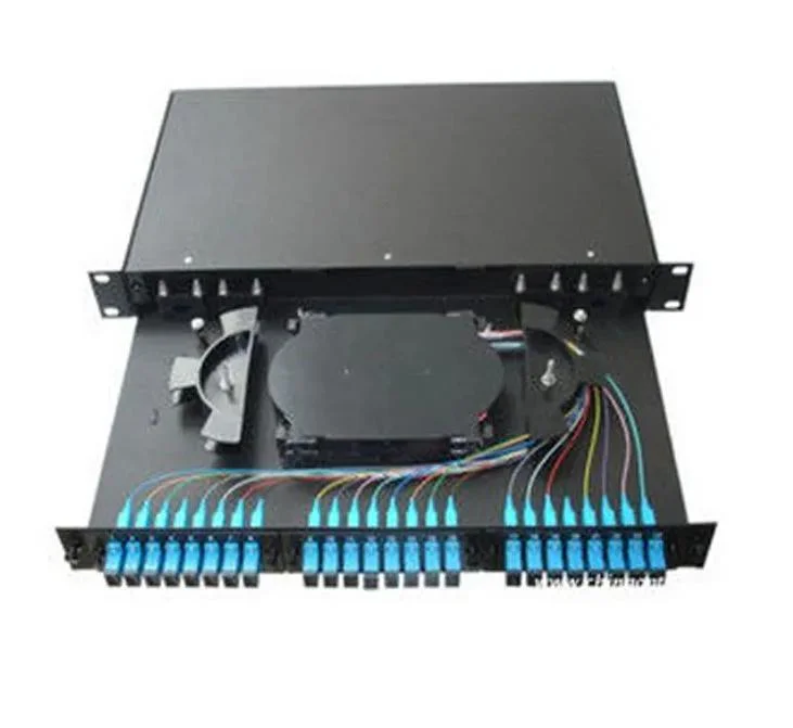 24 Port PLC Splitter Patch Panel /Rack Mount 24core 48fiber