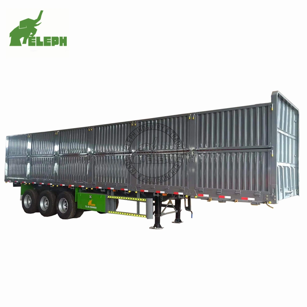 Factory Directly Supply 40FT Tri-Axle Box Cargo Truck Semi Box Trailer