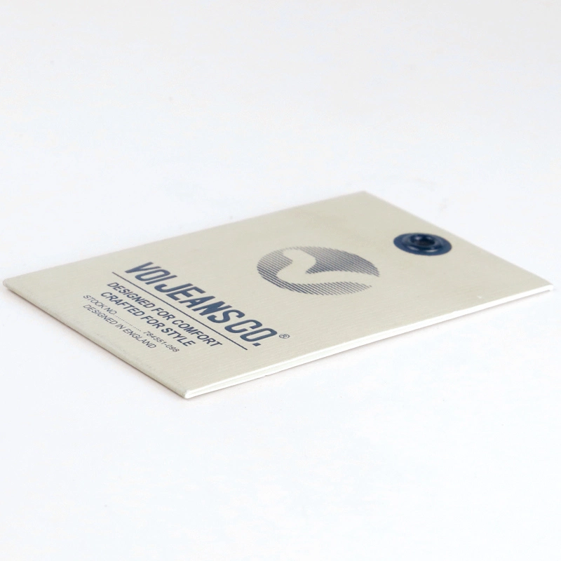 Custom 1000GSM Eyelet Kapok Special Paper Hang Tag