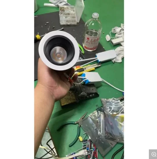 Factory Sells Black Nickel Large Emergency LED Downlights