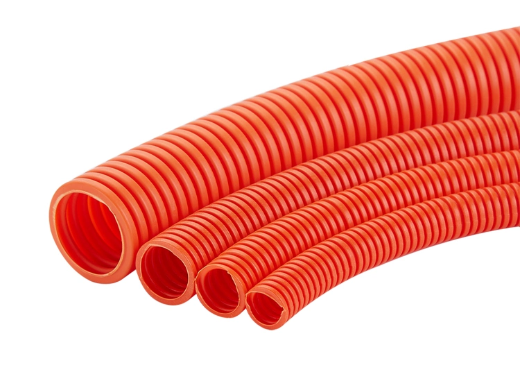 Outdoor 40mm PVC Electrical Corrugated Conduit Flexible Pipe for Wire