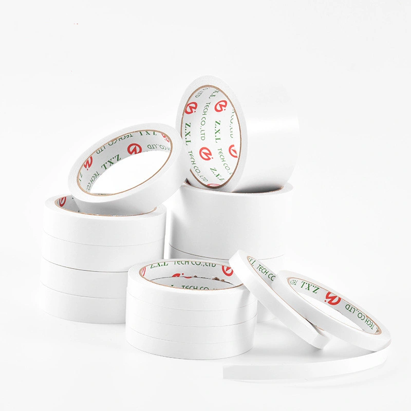 White Cotton Paper Double-Sided Tape for Bookbinding and Handmade Cards