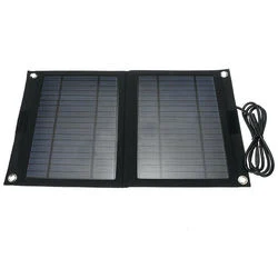 25W Portable Solar Panel Foldable Mobile Phone Battery Car RV Outdoor