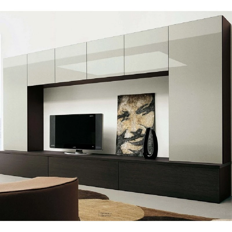 2023 Nuevo Modelo de Gabinete de TV con Showcase Living Room TV Soportes Muebles