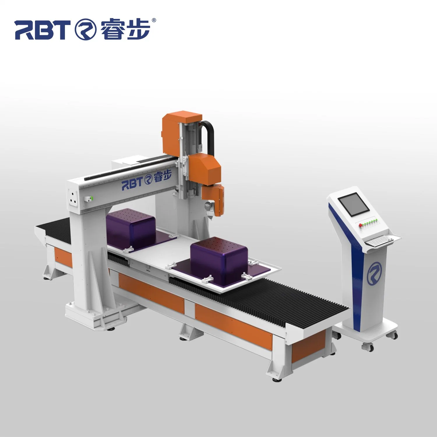 Rbt Luggage/Suitcase/Travel Trolley Bag CNC Plastic Machine for Hole Punching Edge Cutting