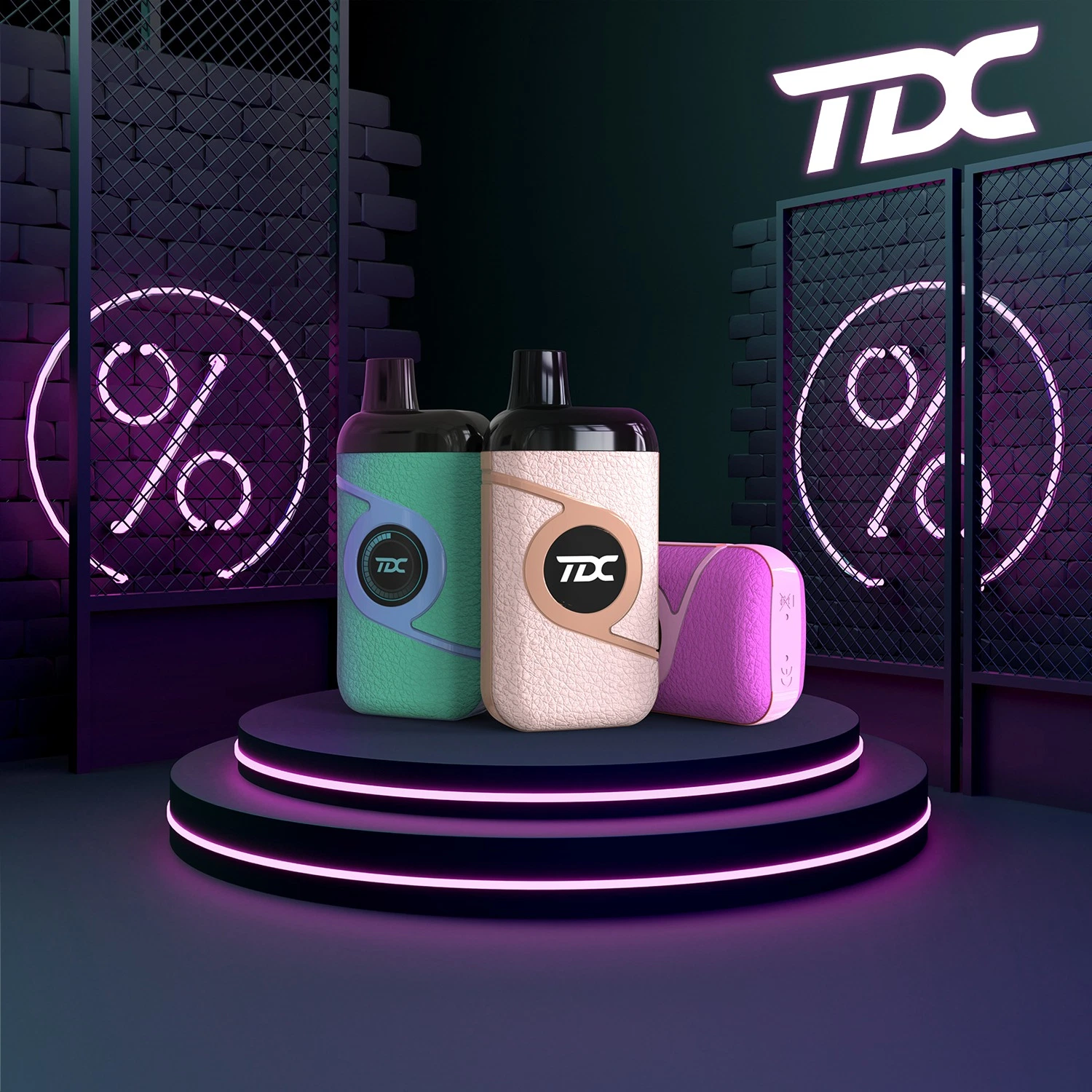 Tdc New Sticker Design 13.0ml Disposable/Chargeable Vape Box 6000+Puffs E CIGS