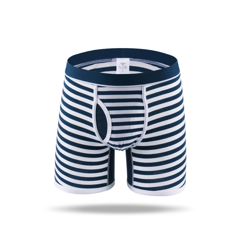 Striped High Quality Breathable Cotton Fashion Men's Cotton Briefs Underpants