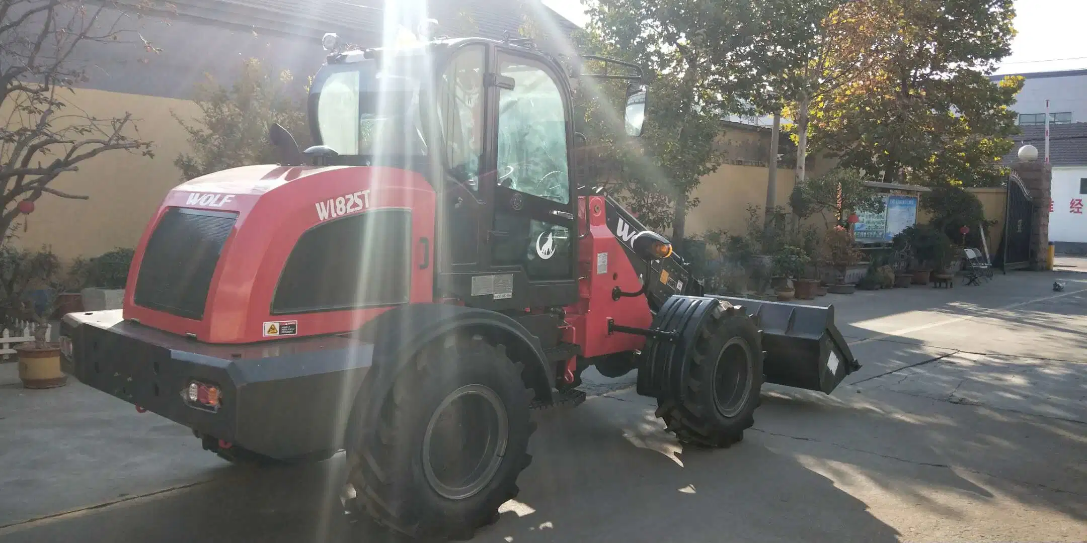 Long Boom Wolf Loader Wl825t Wheel Loader