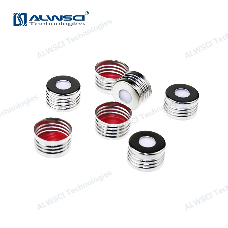 Alwsci ND18 Magnetic Screw Cap for 10ml 20ml Precision Thread Glass Vial