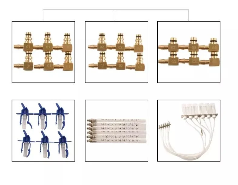 Le débitmètre fixé pour les moteurs Diesel Common Rail Tool Kit (48110030)