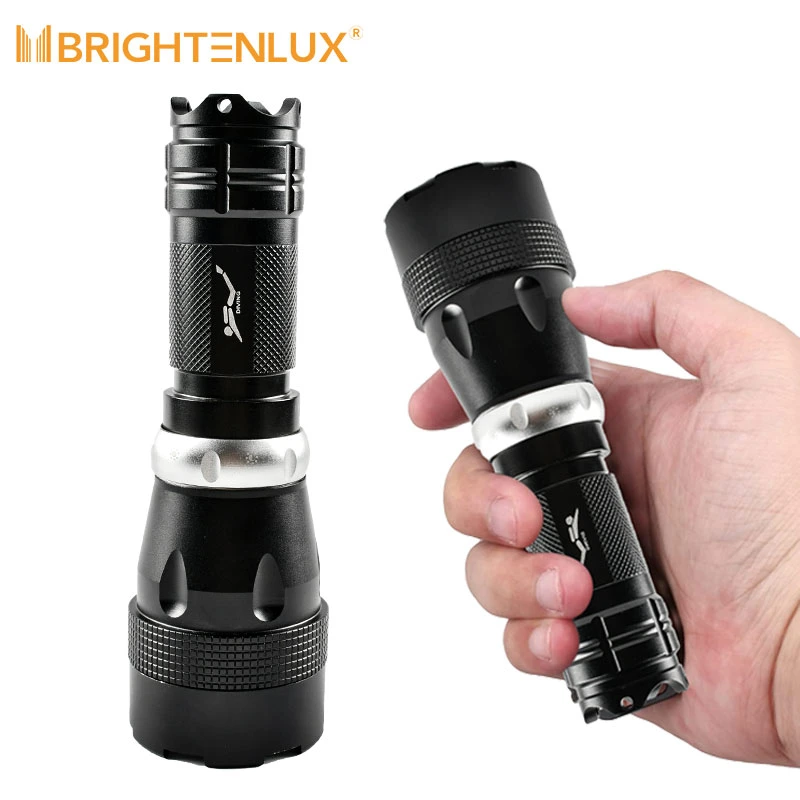Brightenlux 6000 Lumen IPX6 Recargable 5 modos de buceo linterna LED T6