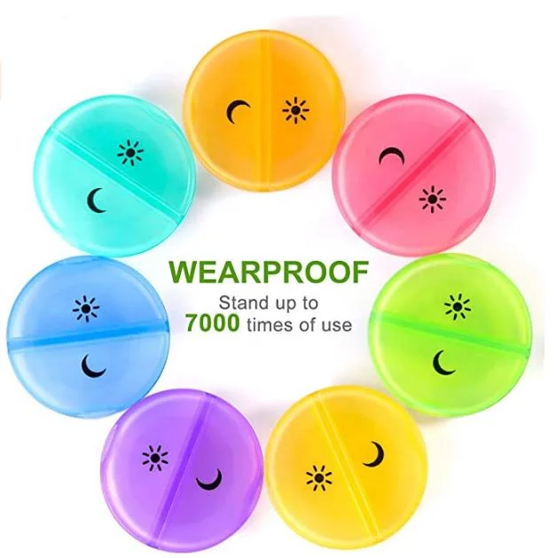 7 Daily Pocket Case to Hold Vitamin Storage Plastic Pill Box