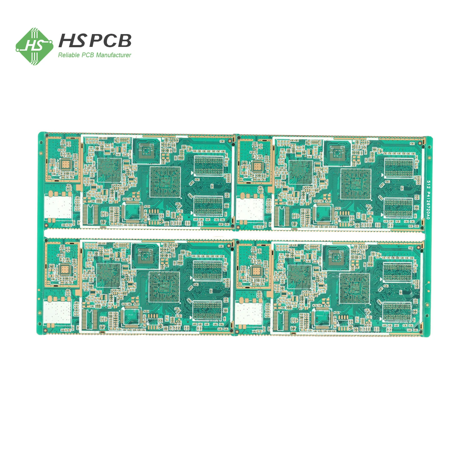 Pth Half-Holes Controlled Impedance 8oz Heavy Copper PCB Board Multilayer Circuit Board