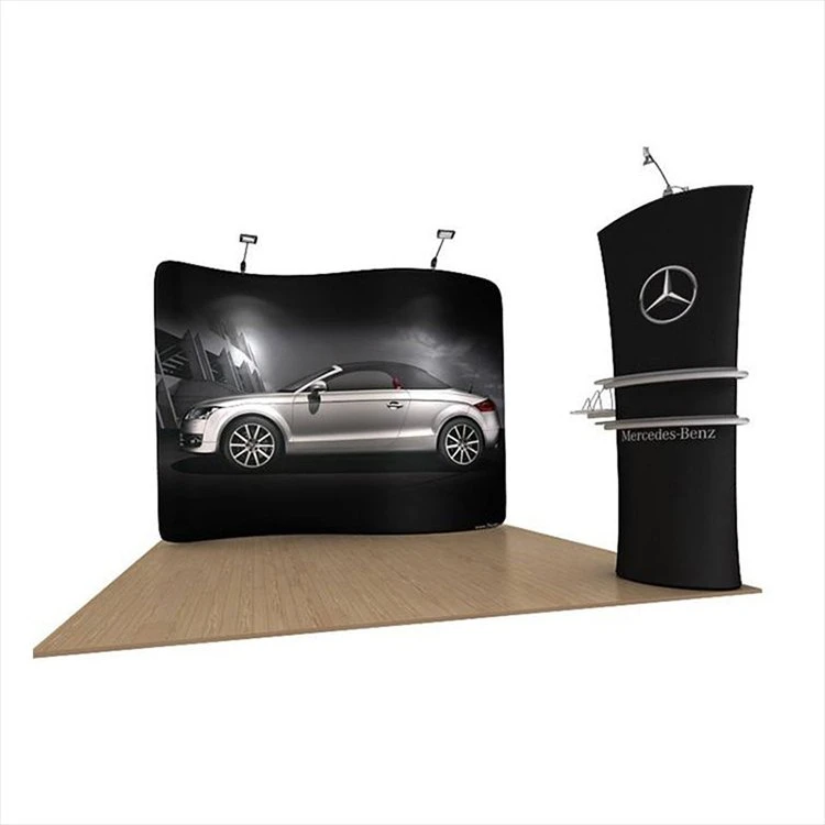 Custom Portable Photography Photo Booth Tension Fabric Backdrop Display