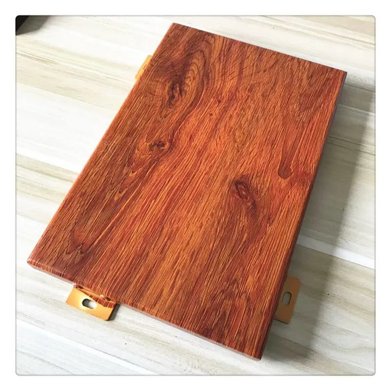 Wood/Wooden Color Customized Design Wall Panel Fireproof Aluminium Wall Material