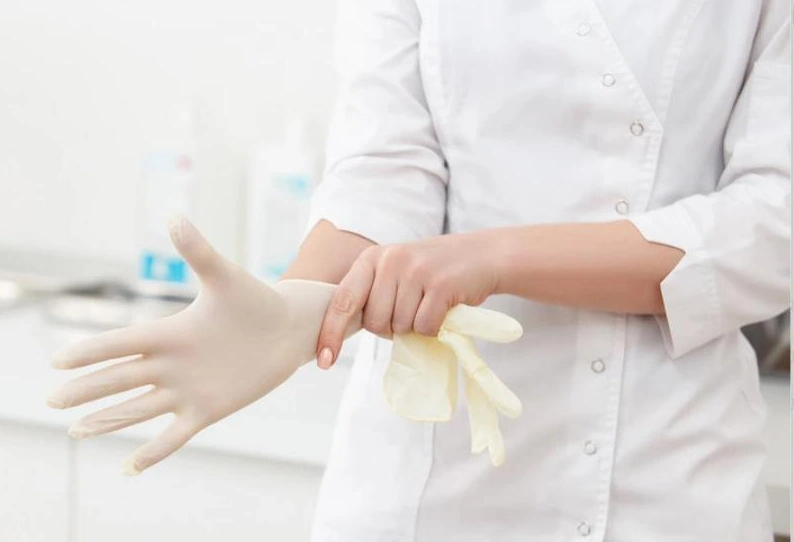Wholesale Medical Disposable Surgical Latex Examination Gloves
