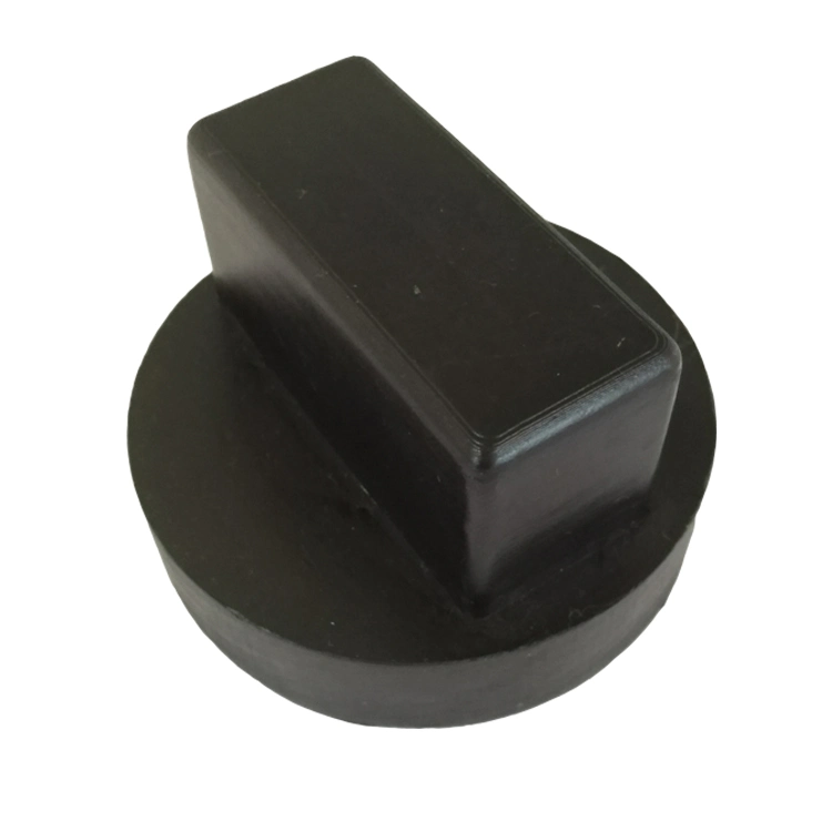 Car Post Lift Rubber Pad Blocks Lift Jack Pad, Heavy Duty Round Replacement Lift Rubber Pads Moulding