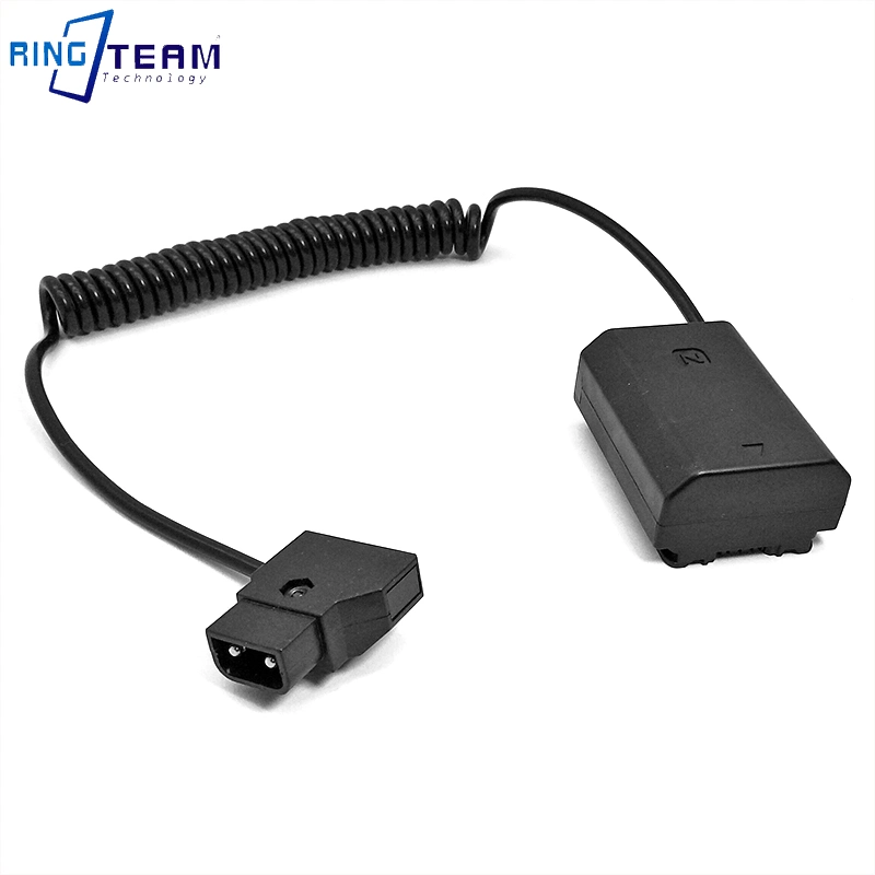 Coiled Cable Dtap Btap Ptap to Np-Fz100 Np Fz100 DC Coupler for Sony Alpha 9 A9 Ilce-9 Ilce-7m3 A7riii A7 III Ilce-7m3 A7c