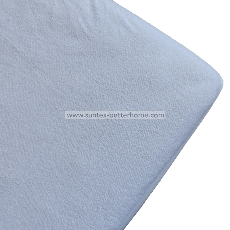 100% Cotton Terry Fabric Waterproof Baby Crib Fitted Sheet