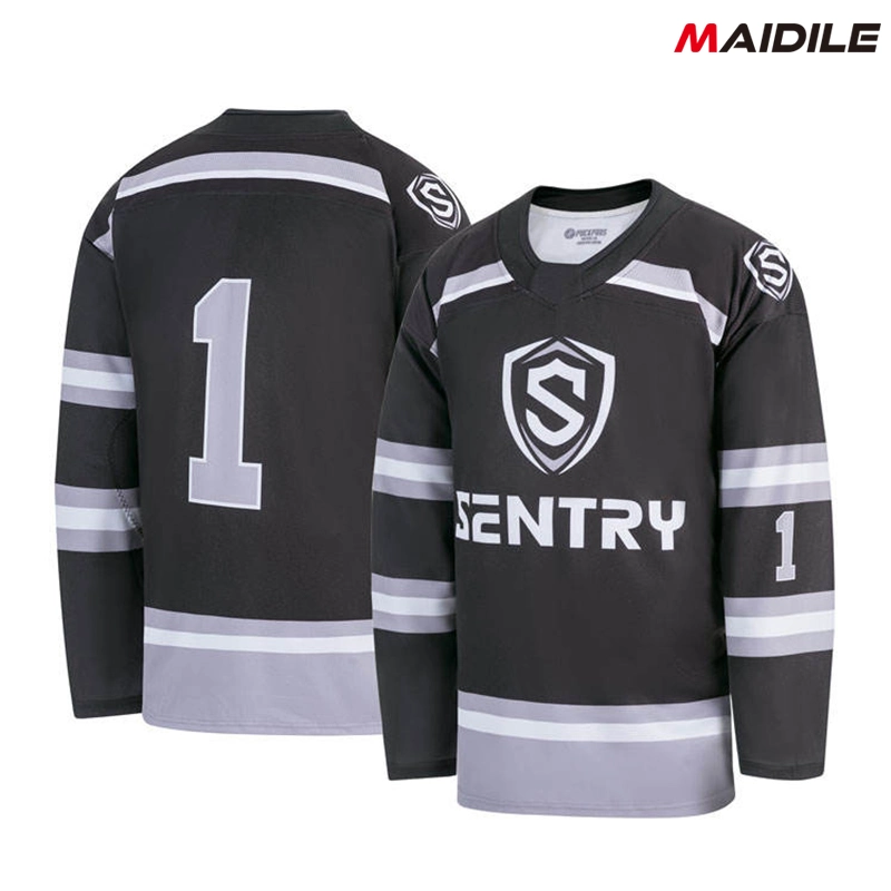 New Design Hockey Team Training Uniforms Embroidery Tackle Twill Patches Ice Hockey Wear