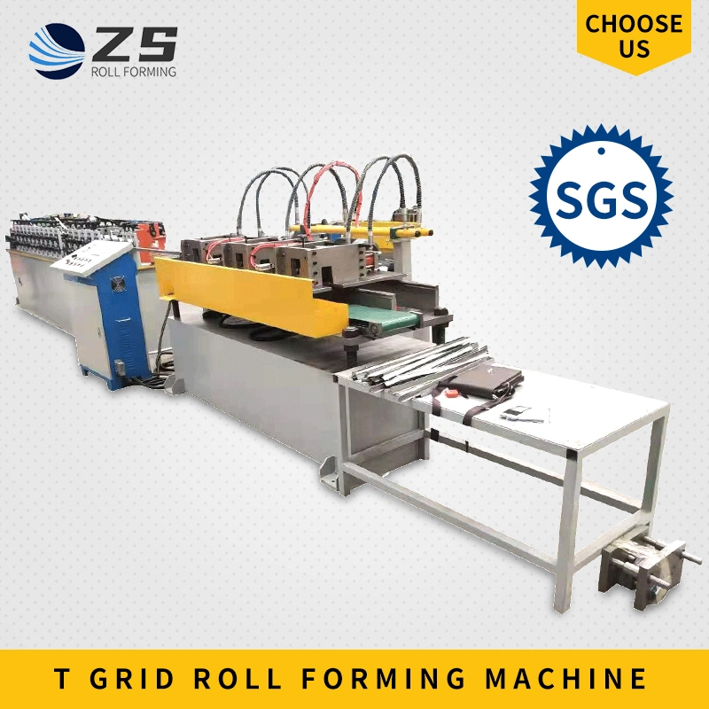 Automatic T-Bar máquina de formação de rolos para alta qualidade T no teto Principal Grade Cruz t t e ângulo de parede